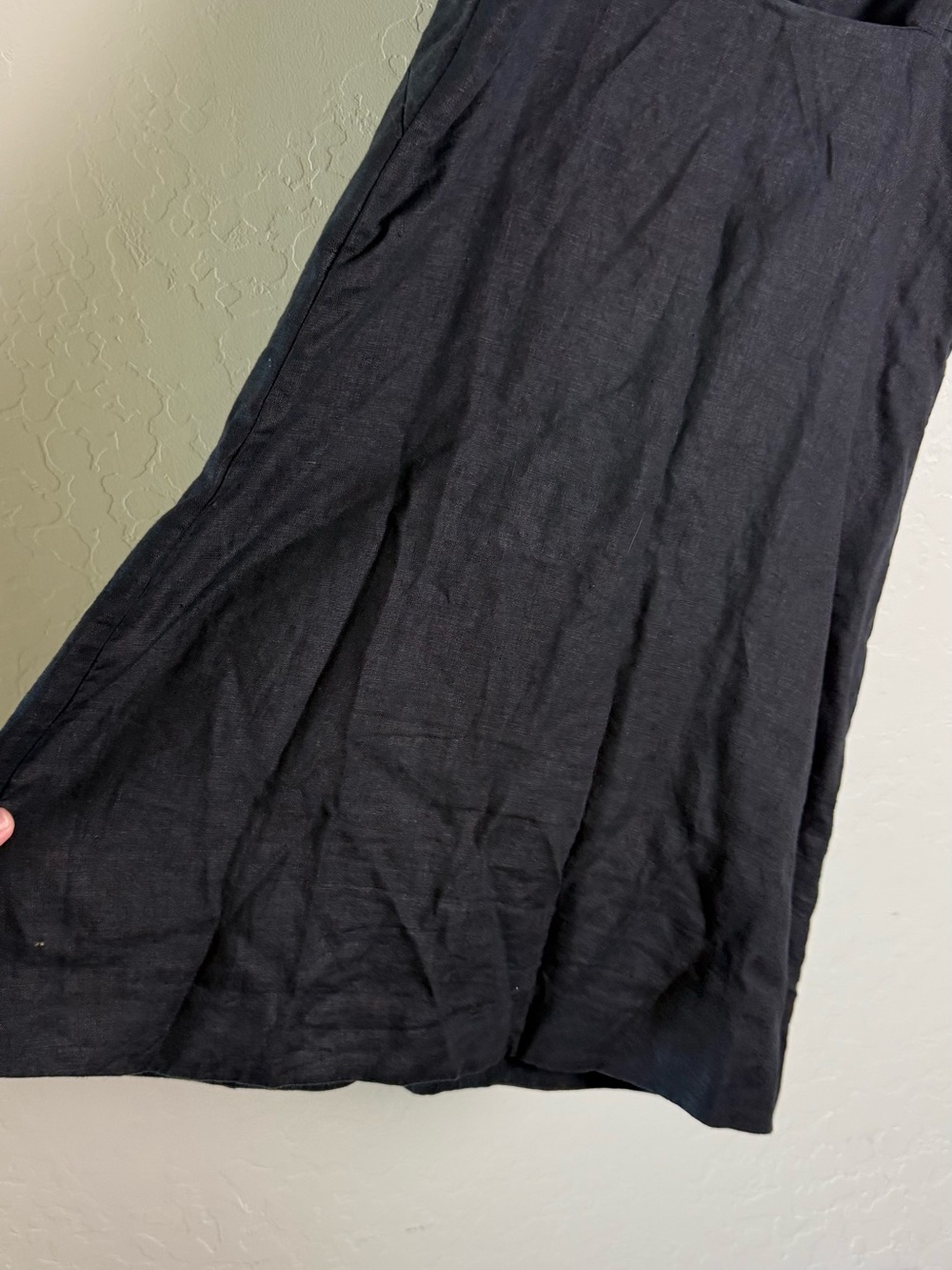 J.Crew Claudia Black Linen Mini Dress XS - Picture 9 of 11
